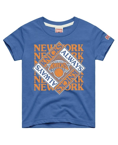 Homage Toddler Blue New York Knicks Always Tri-Blend T-Shirt