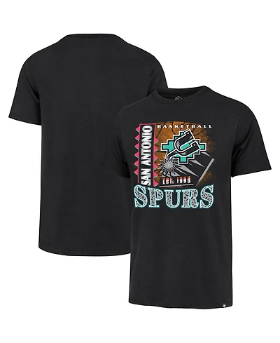 Profile Men's Black San Antonio Spurs Big Tall T-Shirt