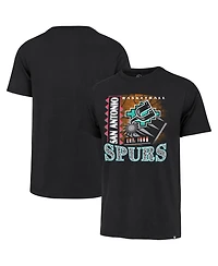 Profile Men's Black San Antonio Spurs Big Tall T-Shirt
