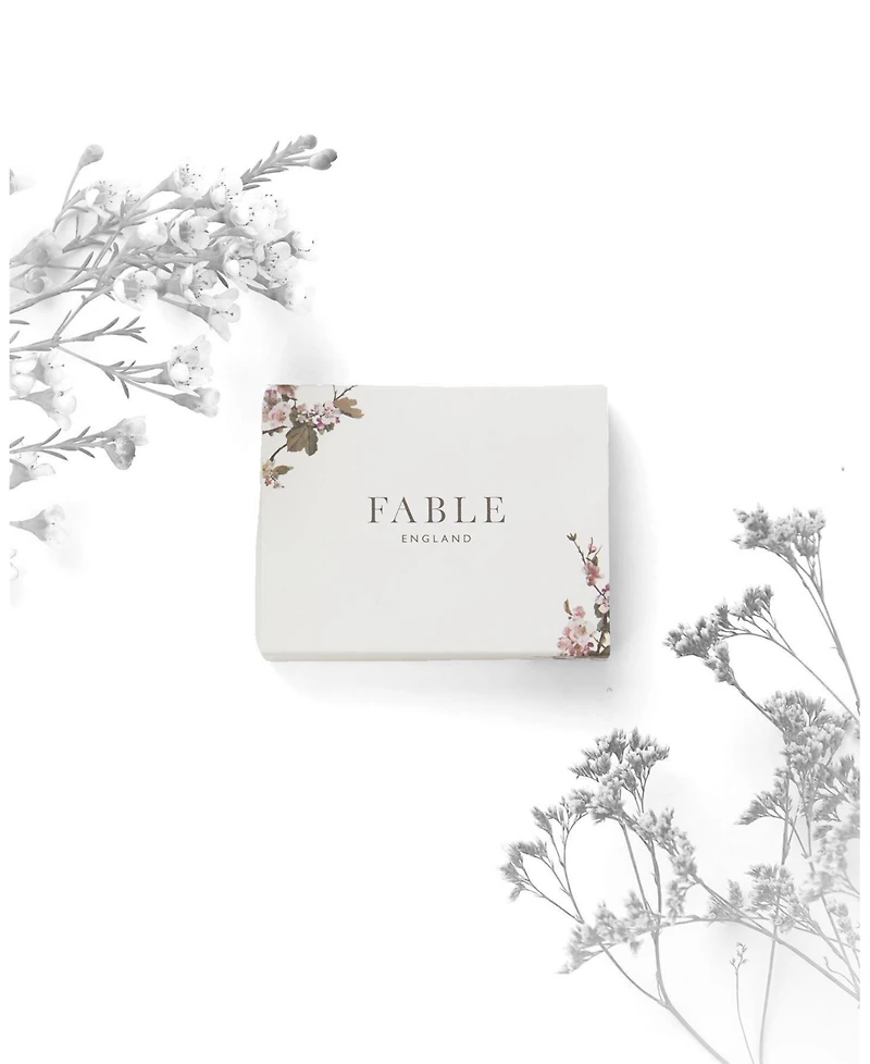 Fable England Forget-Me-Not Hoop Earings