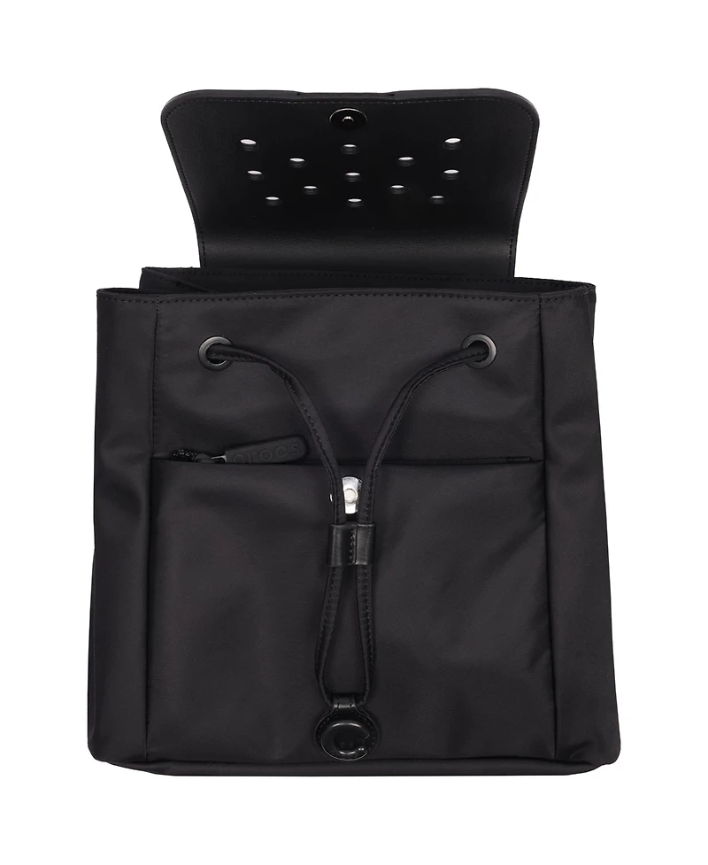 Crocs Mini Fashion Backpack with Eva Flap Jibbitz Compatible Small Purse