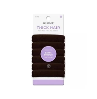 Gimme Beauty Thick Hair Extra Stretch Bands - Patent-Pending Design for Maximum Hold