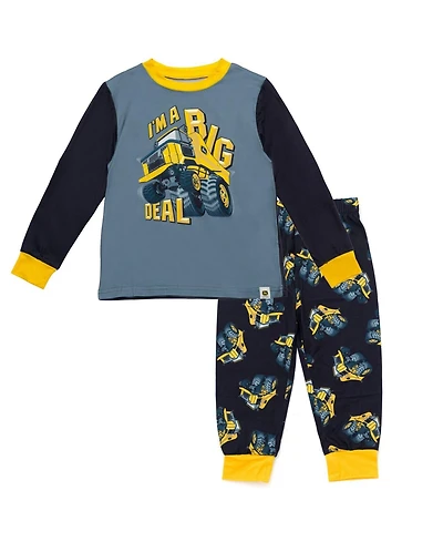 John Deere Boys 2-Piece Pajama Top and Bottoms Set