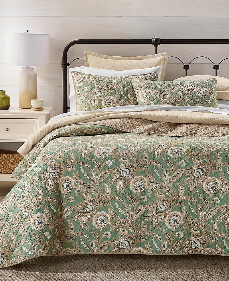 Charter Club Venetian Vine Quilted 3-Piece Quilt Set, King, Macy's Exclusive