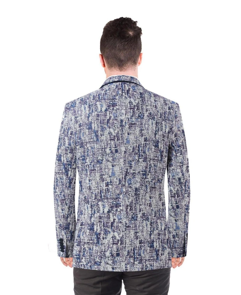 Elie Balleh Men's Slim Fit Sports Coat Jacket