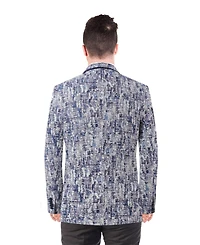 Elie Balleh Men's Slim Fit Sports Coat Jacket