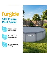 Funsicle 14 Foot Durable Round Pool Cover for Oasis and Activity Pools