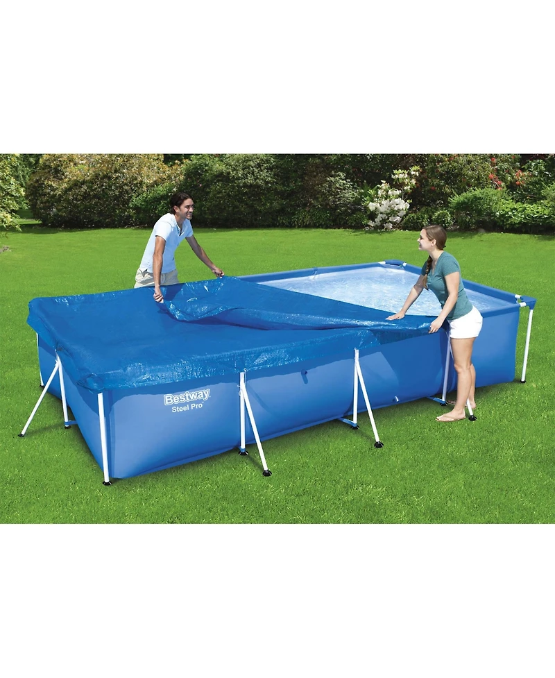 Bestway Flowclear Rectangle Above Ground Pool Cover (Cover Only)