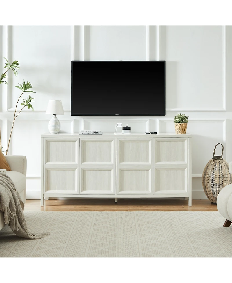 Sailvan 67 Inch Modern Sideboard Storage Cabinet with Soft Close Doors