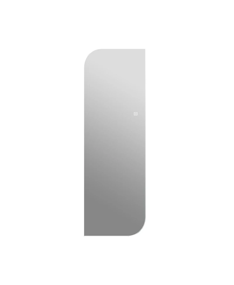 Laoties 65" x 21" Irregular Led Full Length Wall Mirror with Light, Modern Vanity Mirror for Bedroom and Dressing Room