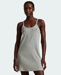 Polo Ralph Lauren Women's Round Neck Cotton Cami Slip Dress