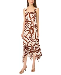 Msk Women's Sleeveless Square Neck Maxi Dress