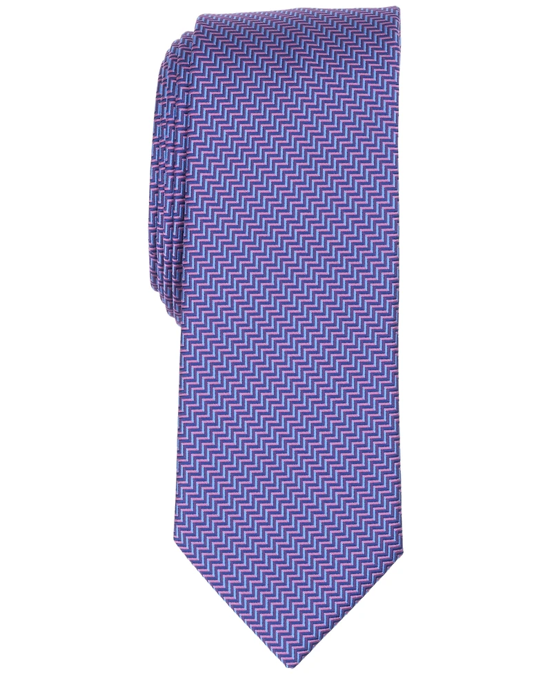 Bar Iii Men's Chevron Patten Skinny Tie