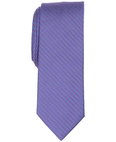 Bar Iii Men's Chevron Patten Skinny Tie