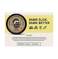Johnny Slicks Shave Soap | Supports Smooth Shaving |8 oz| Rugged Scent
