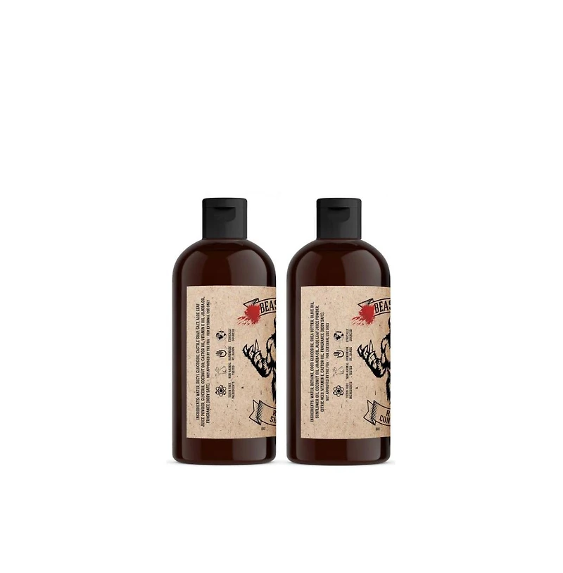 Johnny Slicks Hair Cleaning Kit |Shampoo and Conditioner | 2 Piece Set| Rugged Scent