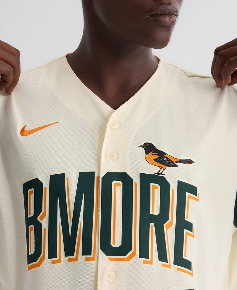 Nike Men's Jackson Holliday Natural Baltimore Orioles 2026 City Connect Stadium Jersey