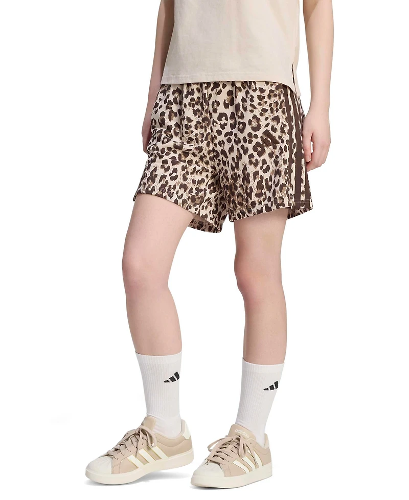 adidas Women's Seasonal Essentials Animal Print Shorts