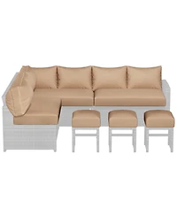 Aecojoy 4 inch Patio Cushions for Outdoor Furniture