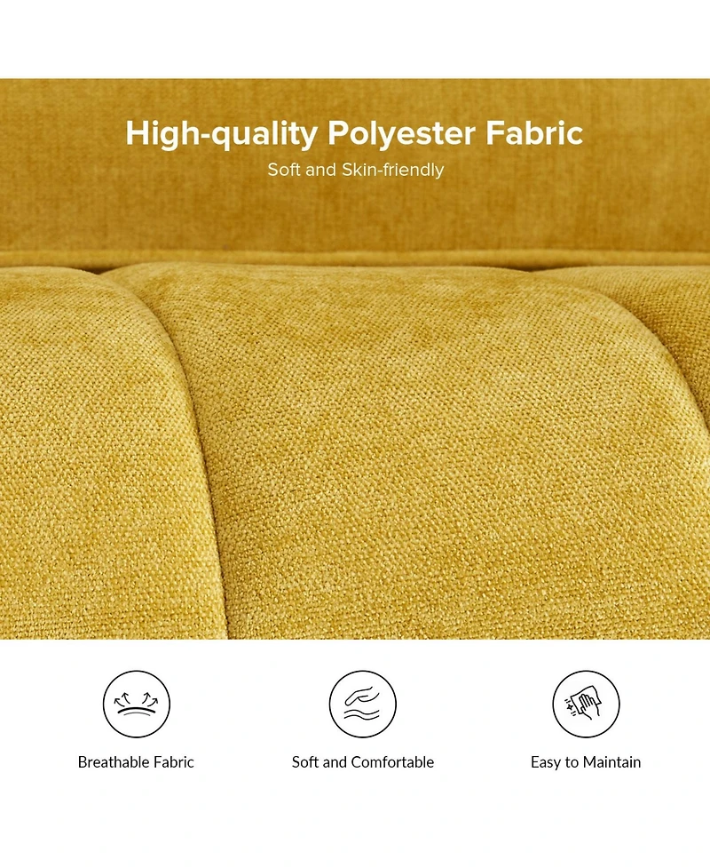 Hulala Home Sidwell Upholstered 64.6'' Loveseat