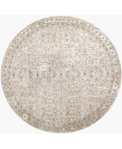 Livabliss Poetry 556896 6'7" x 6'7" Round Area Rug