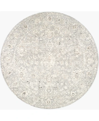 Livabliss Poetry 556912 5'3" x 5'3" Round Area Rug