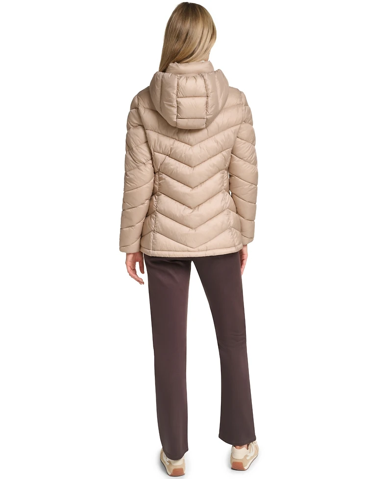 Charter Club Women's Packable Hooded Puffer Coat