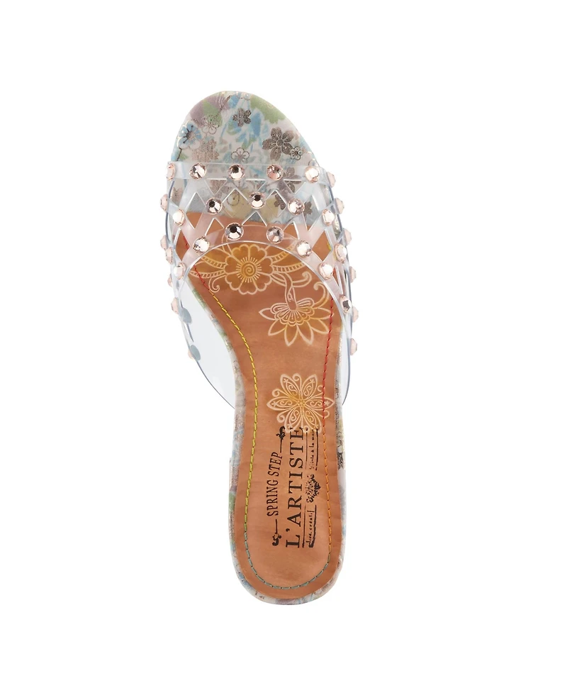 L'Artiste Women's Slides with Cushioned Insole