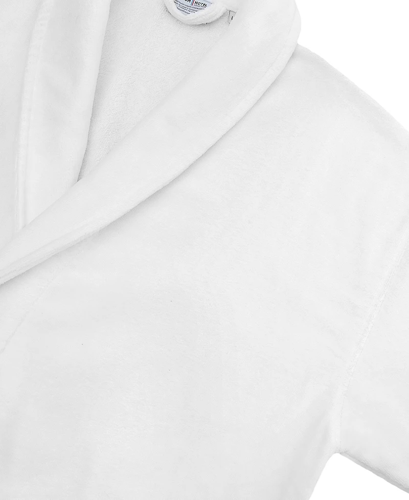 Linum Home Anovia Turkish Cotton Unisex Velour Bathrobe