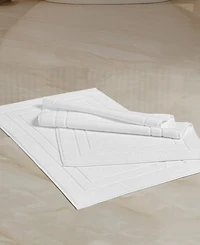 Linum Home Textiles Anovia Turkish Cotton Bath Mats, Set of 2
