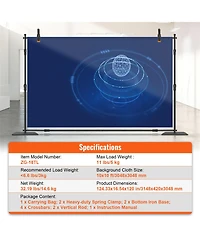 Yobtop 10ft Pipe and Drape Kit