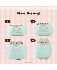 Hamee Squishy Jumbo Toy Pusheen Figure Slow Rising Cute Birthday Gift, Stress Relief, Collectible Deskterior Play Doll - Santa Hat Christmas