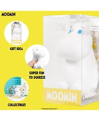 Hamee Squishy Jumbo Toy Moomin Figure Slow Rising Cute Birthday Gift, Stress Relief, Collectible Deskterior Play Doll - Moomintroll