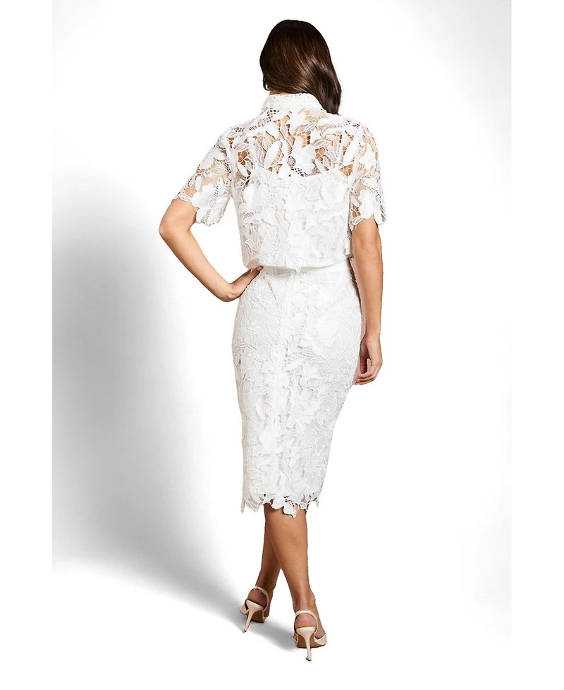 Coast Women's Lace Pencil Skirt