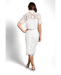 Coast Women's Lace Pencil Skirt