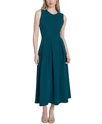 Calvin Klein Women's Sleeveless Midi A-Line Dress