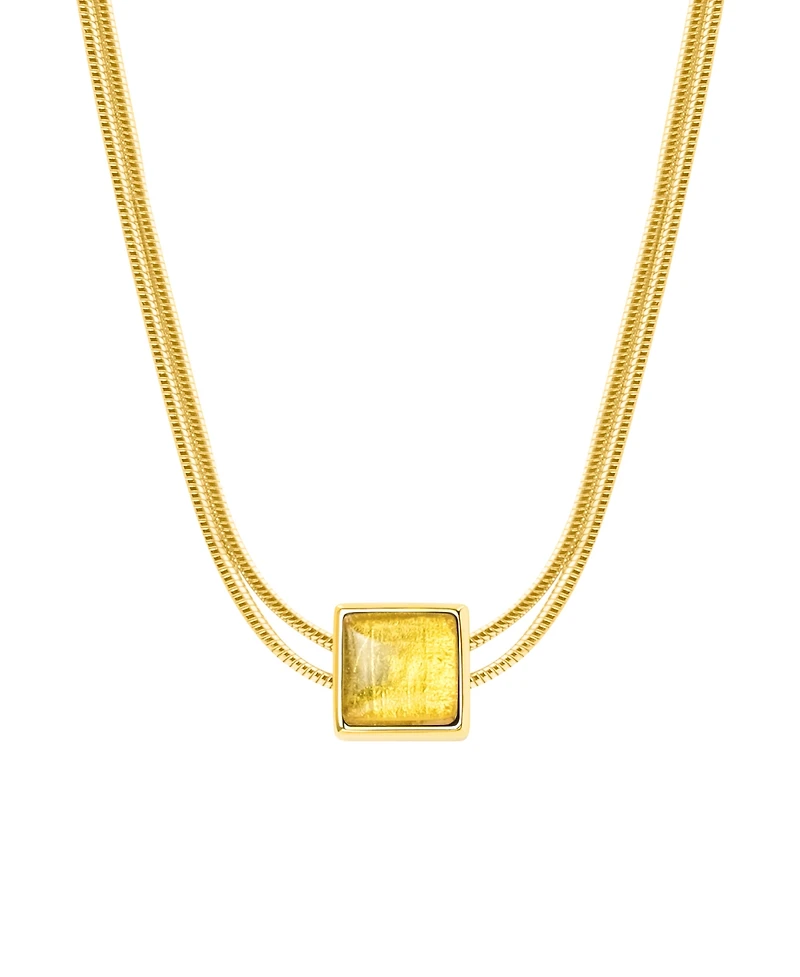 Awaken & Shine - Citrine Evil Eye November Birthstone Necklace