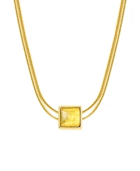Awaken & Shine - Citrine Evil Eye November Birthstone Necklace