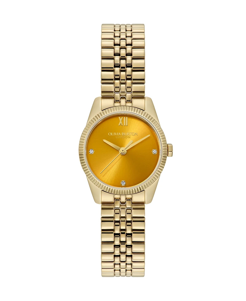 Olivia Burton Women's Highbury Gold-Tone Stainless Steel Bracelet Watch 25mm