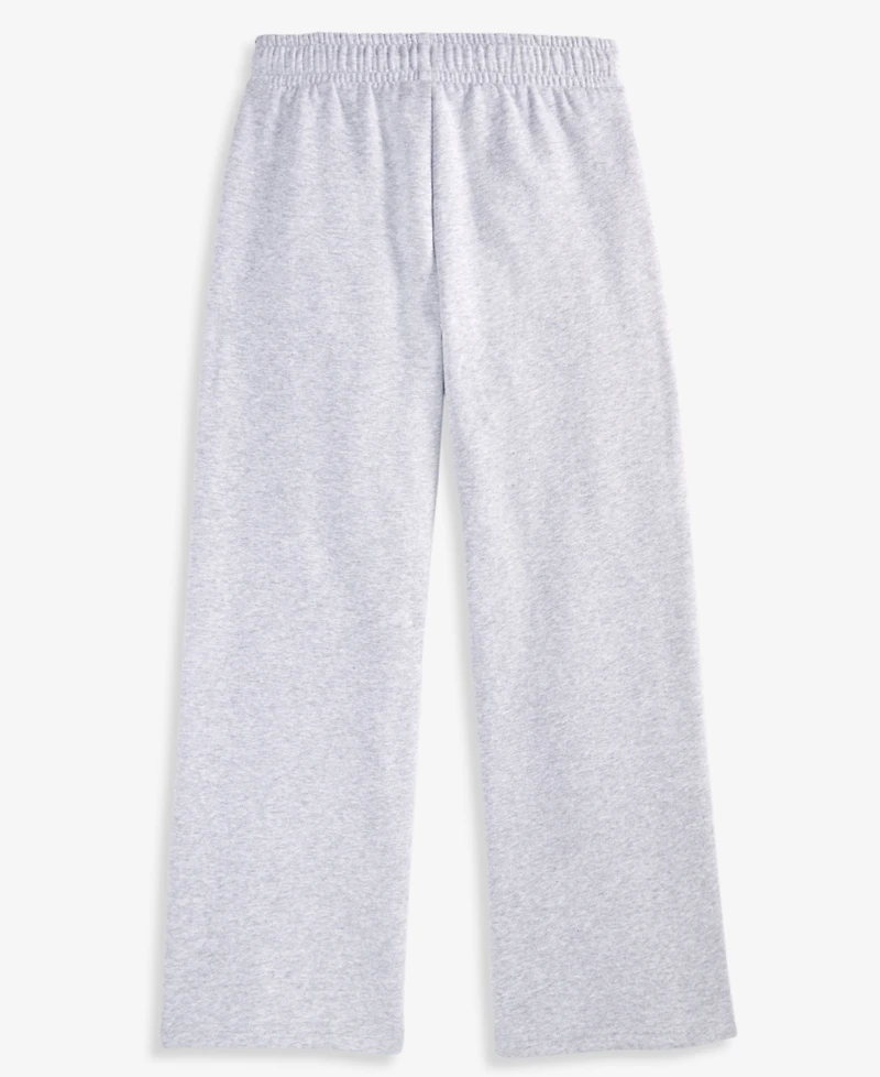 With Jules Girls' 7-16 Mini Imitation Pearl Bow Wide-Leg Sweatpants