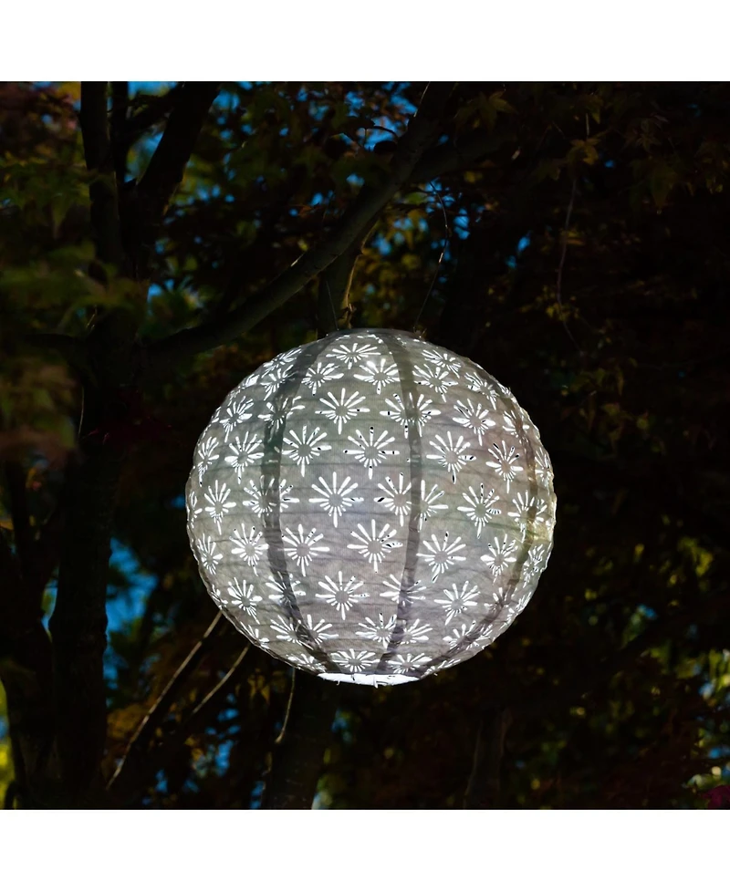 Allsop Home & Garden, Soji Stella - Deco Globe - 12" Solar Lantern