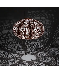 Allsop Home & Garden, Stella Luxe Oval Yarrow Clay Led Lantern (Battery Powered)