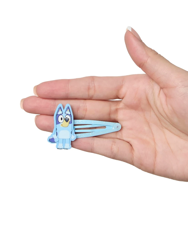 Bluey Hair Clips 8-Piece Set Official License, Snap Back Hair Clip, Bluey Accessories