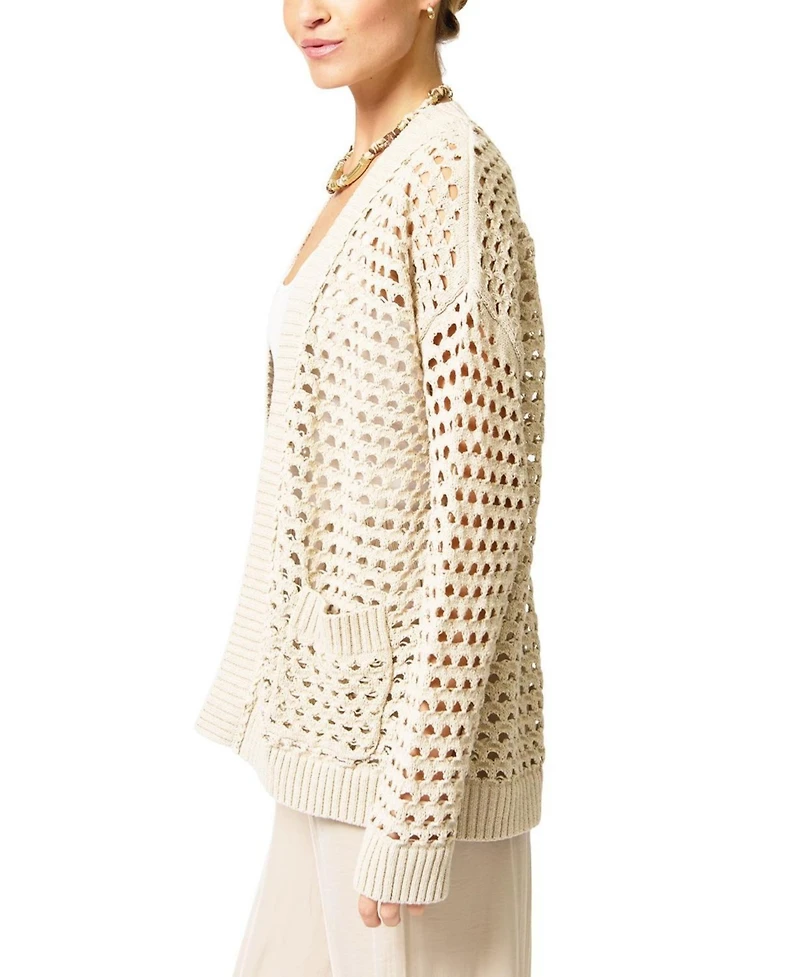 Central Park West Women's Iris Braided Trim Duster