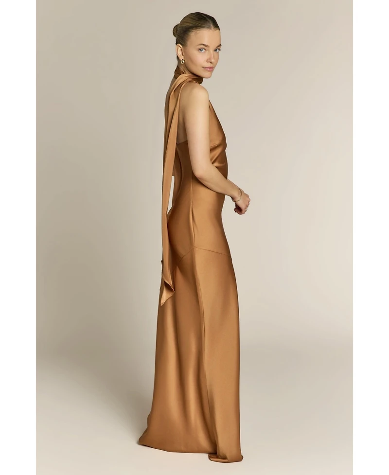 Rewritten Women's Raye One Shoulder Maxi Dress