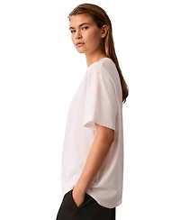 Calvin Klein Petite Interlock Crewneck Boyfriend T-Shirt