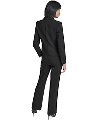 Karl Lagerfeld Paris Women's Cropped One-Button Jacket