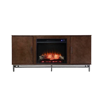 Augusta Home Dibbonly Fireplace with Media Storage