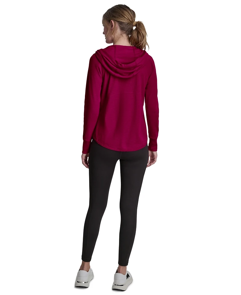 Dkny Women's Sport Zip-Front Hoodie Jacket
