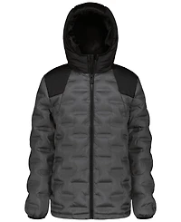 Under Armour Boys' 8-20 Solid Full-Zip Puffer Hooded Jacket